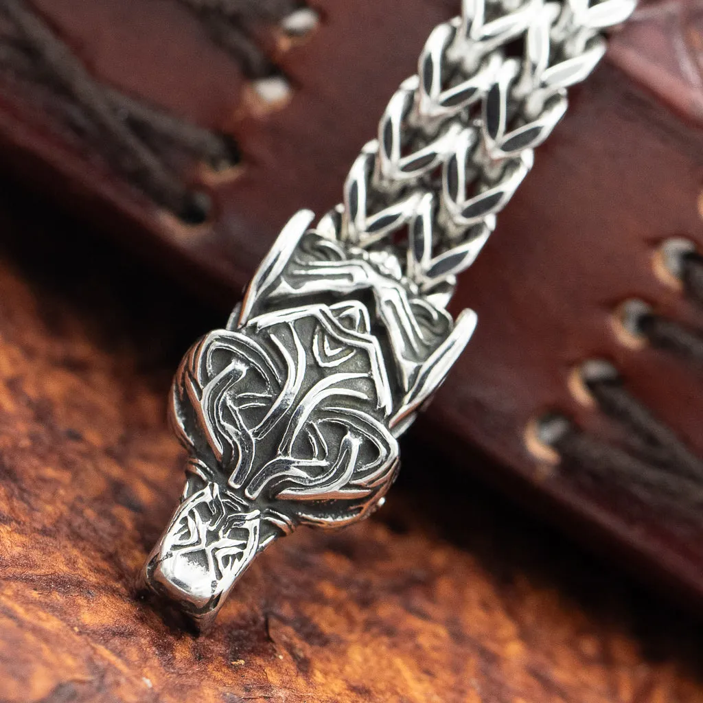 Fenrir (Wolf Head) Bracelet