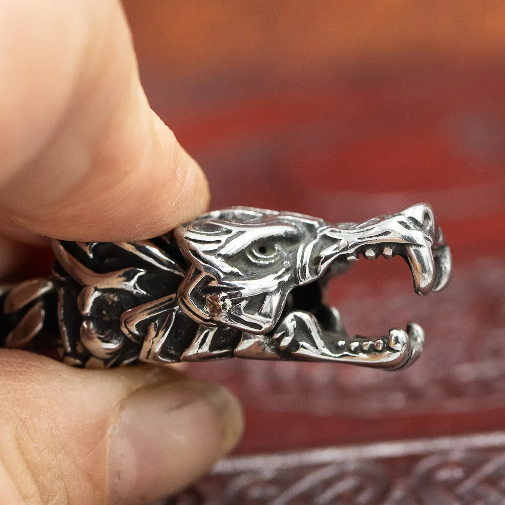 Fenrir (Wolf Head) Bracelet