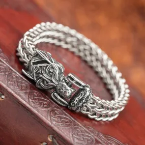 Fenrir (Wolf Head) Bracelet