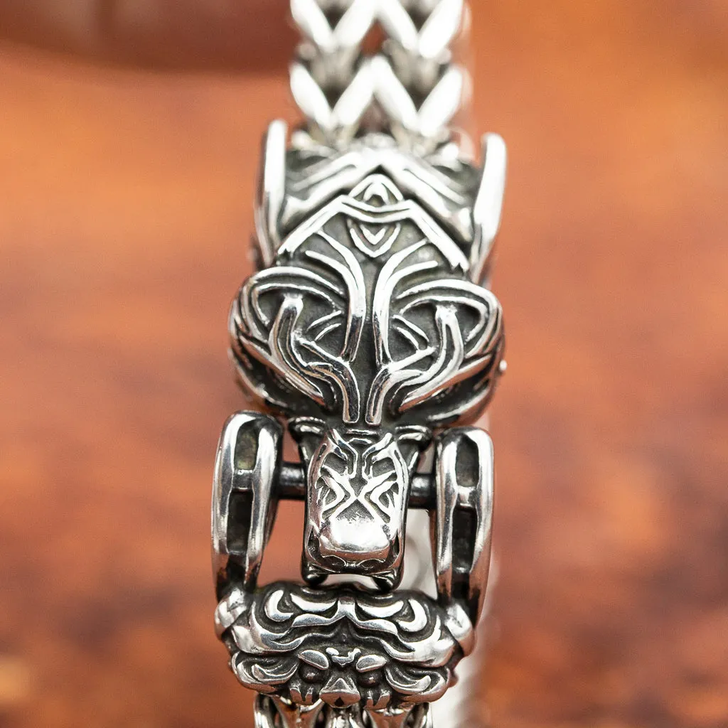 Fenrir (Wolf Head) Bracelet