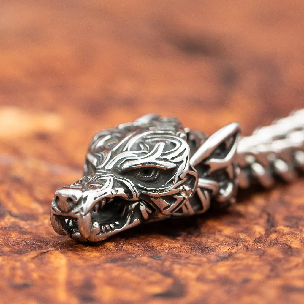 Fenrir (Wolf Head) Bracelet