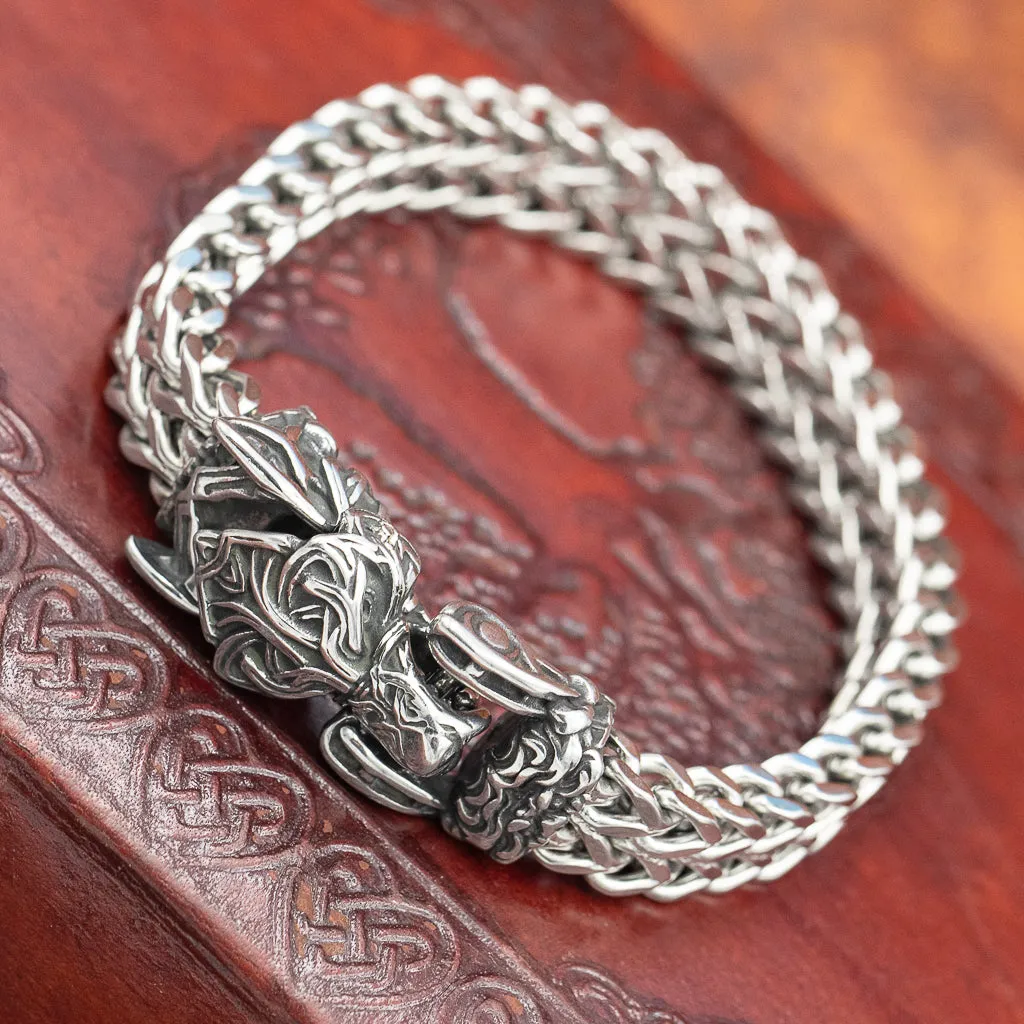 Fenrir (Wolf Head) Bracelet