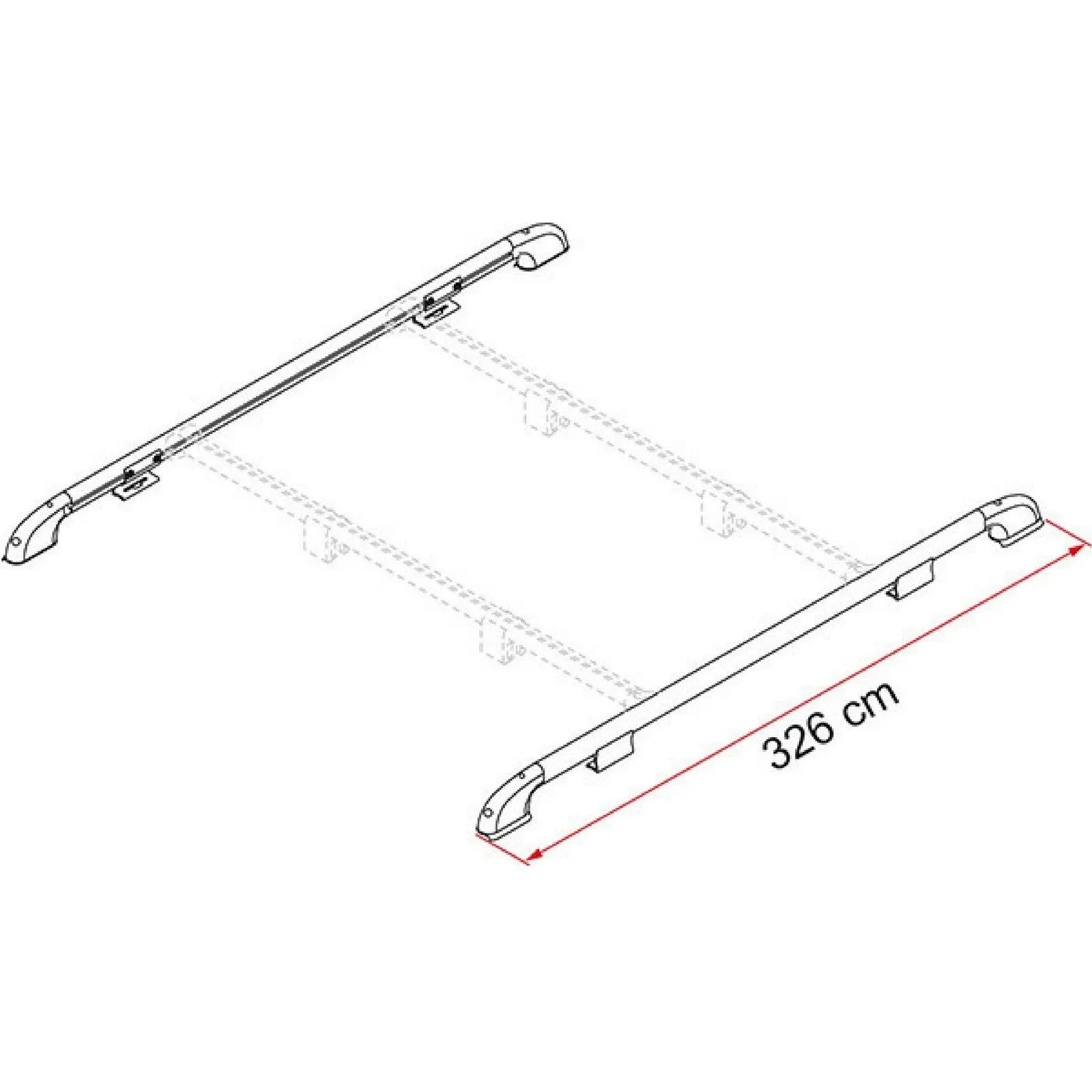 Fiamma Luggage Roof Rail