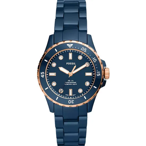 Fossil FB-01 Blue Dial Women