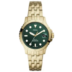 Fossil FB-01 Green Dial Women