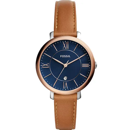 Fossil Jacqueline Blue Dial Women