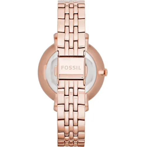 Fossil Jacqueline Rose Gold Dial Women 36mm