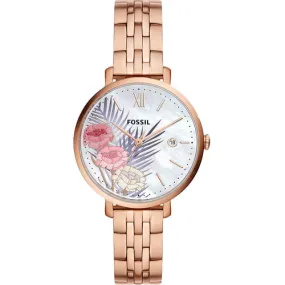 Fossil Jacqueline White Mother-Of-Pearl Dial Women 36mm