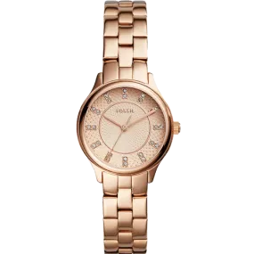 Fossil Modern Sophisticate Rose Dial Women