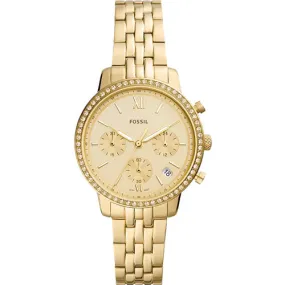 Fossil Neutra Gold Dial Women 36mm