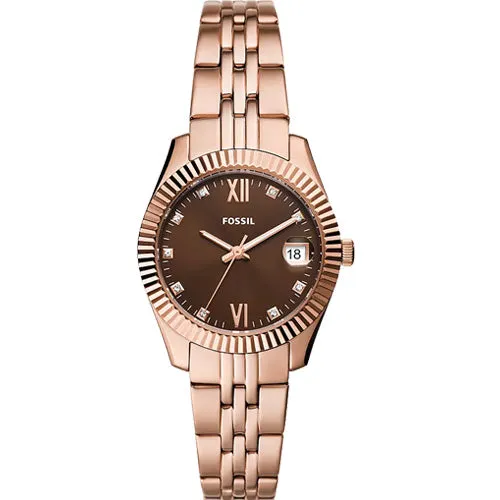 Fossil Scarlette Brown Dial Women 32mm