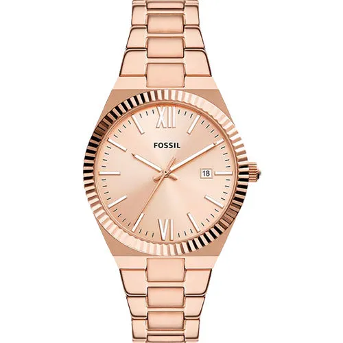 Fossil Scarlette Rose Gold Dial Women 38mm