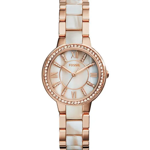 Fossil Virginia Shimmer Horn Dial Women