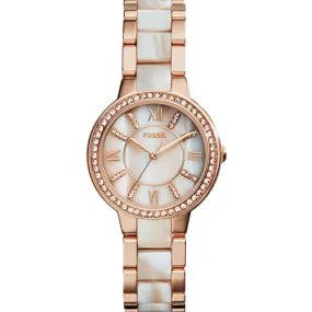 Fossil Virginia Shimmer Horn Dial Women