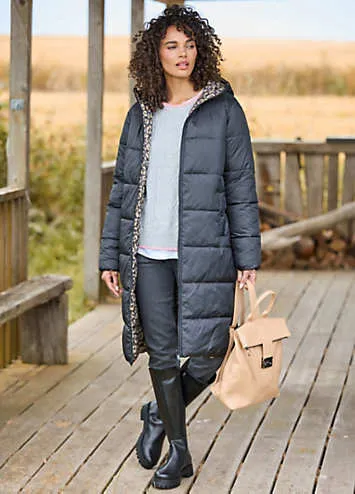 Freestyle Willow Animal Reversible Puffa Coat | Kaleidoscope