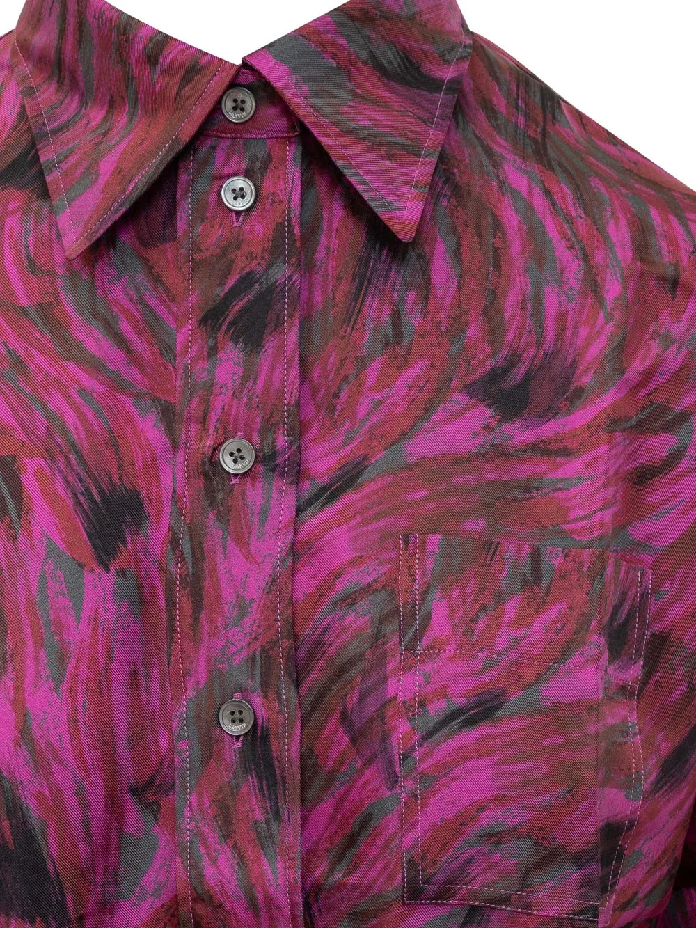 Fuchsia Fur Shirt