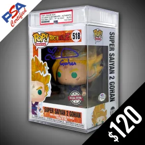 Funko Pop! DBZ: SS2 Gohan #518 - SIGNED by Colleen Clinkenbeard (PSA Certified)