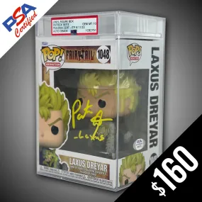 Funko Pop! Fairy Tail: Laxus Dreyar SIGNED by Patrick Seitz (PSA Certified - Gem Mint 10 Auto)