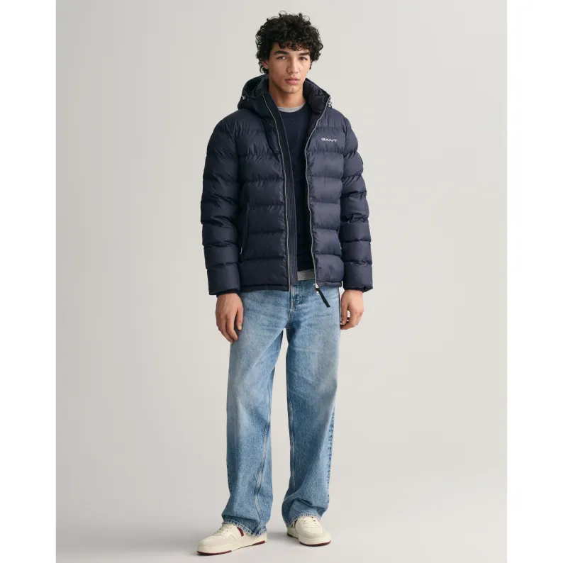 GANT Active Cloud Puffa Jacket Evening Blue