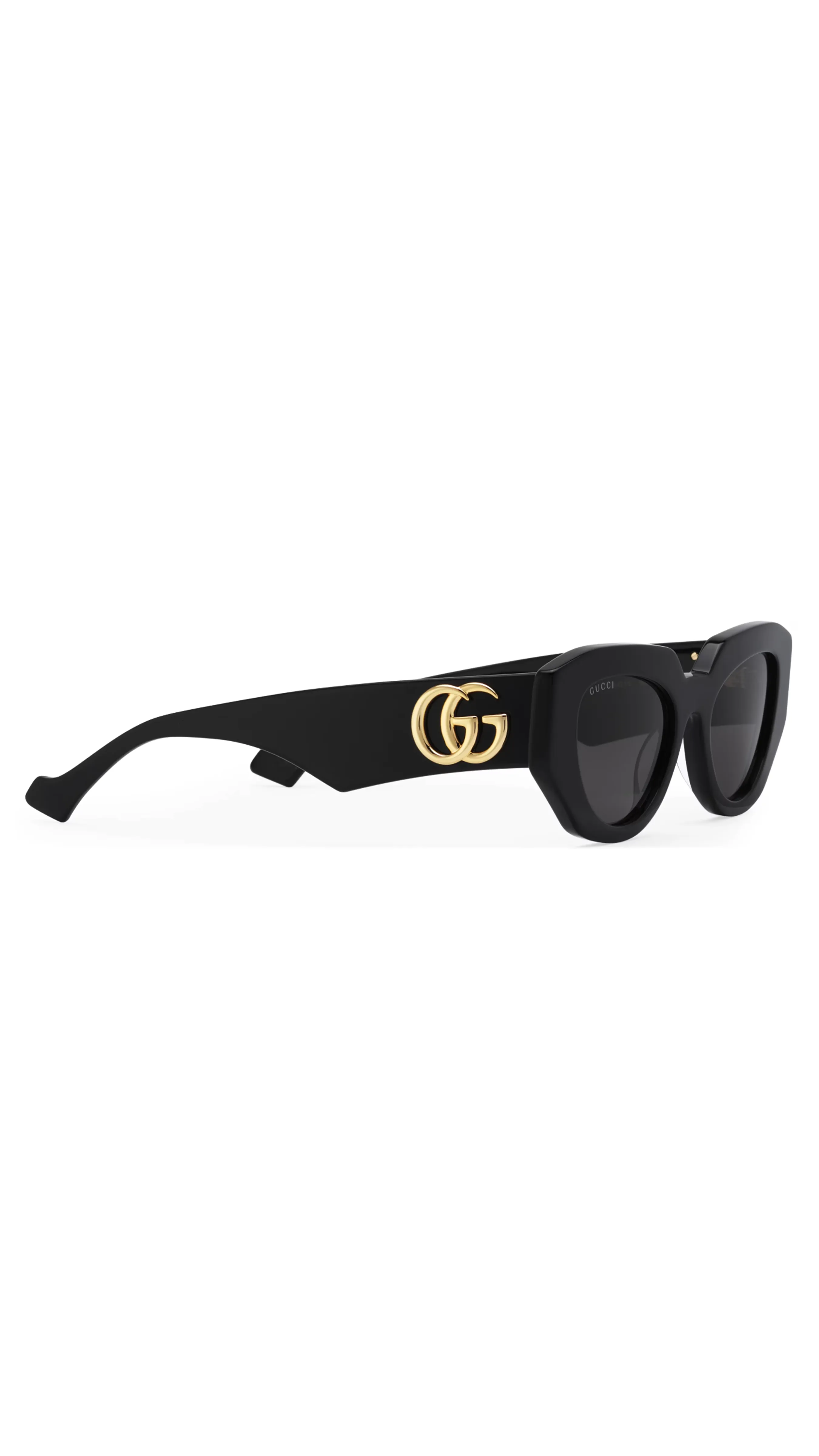 Geometric-Frame Sunglasses - Black