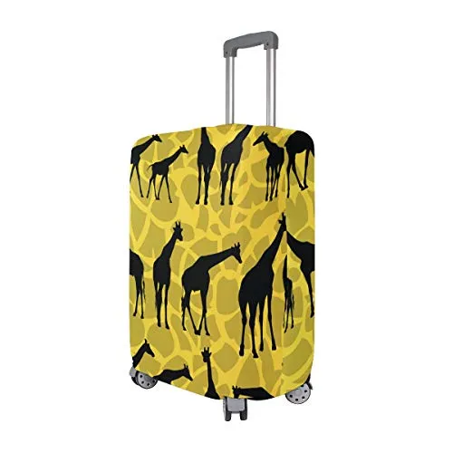 GIOVANIOR Giraffe Silhouettes Luggage Cover Suitcase Protector Carry On Covers