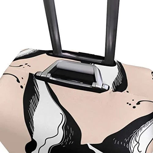 GIOVANIOR Portrait Of French Bulldog Luggage Cover Suitcase Protector Carry On Covers