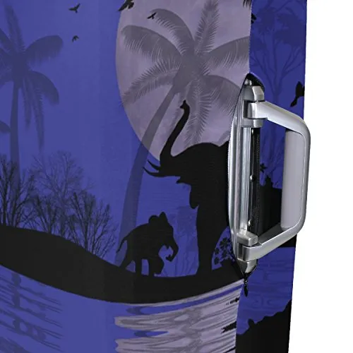 GIOVANIOR Wild Animals In African Landscape Luggage Cover Suitcase Protector Carry On Covers