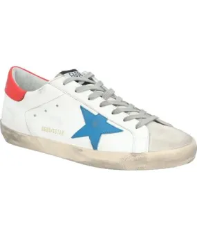 Golden Goose white Superstar low top leather sneakers