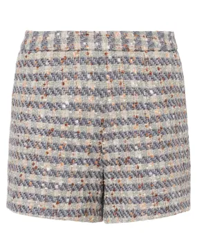 Grey and Ecru Tweed Ashton Short