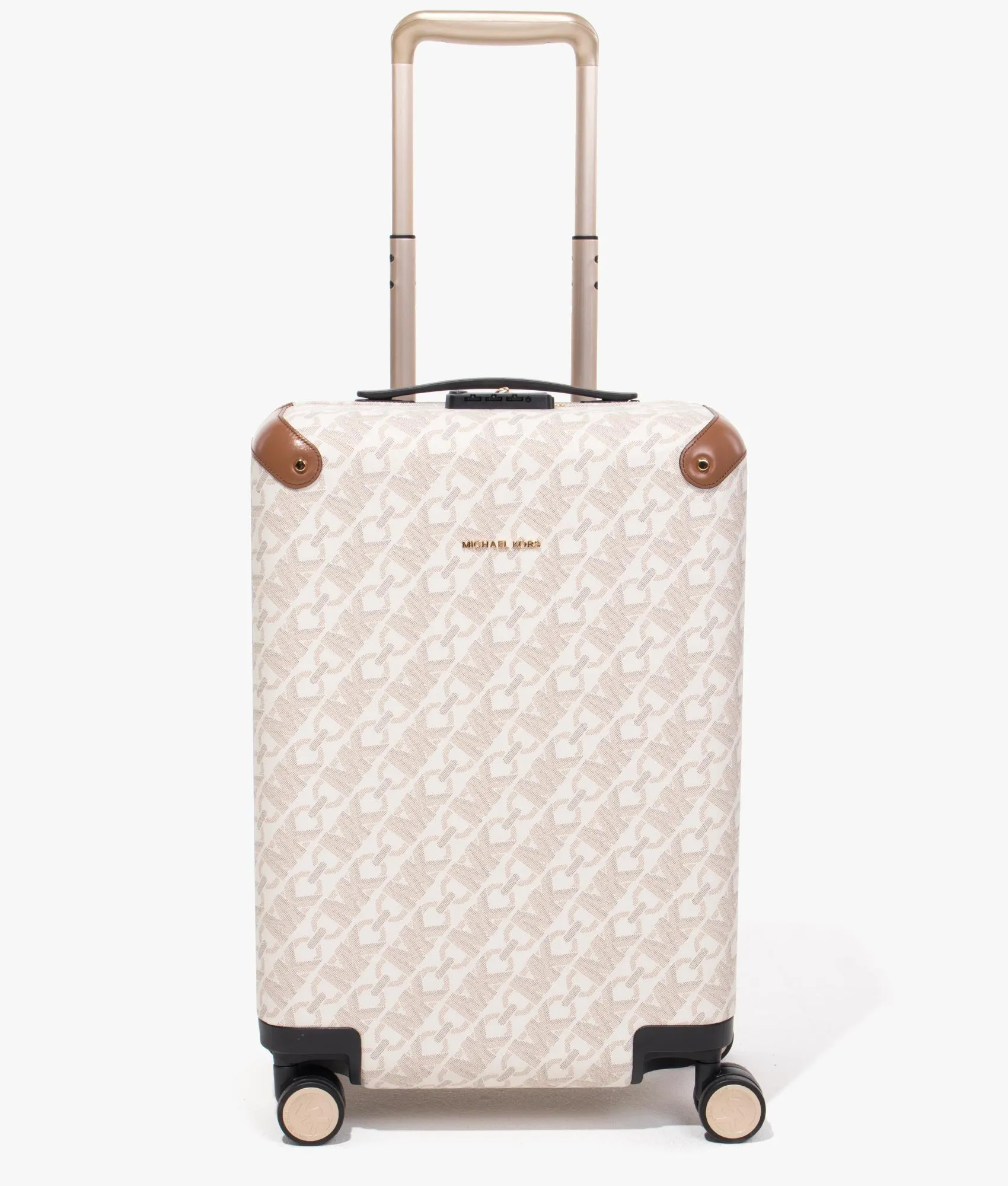 Hardcase travel bag in vanilla and luggage