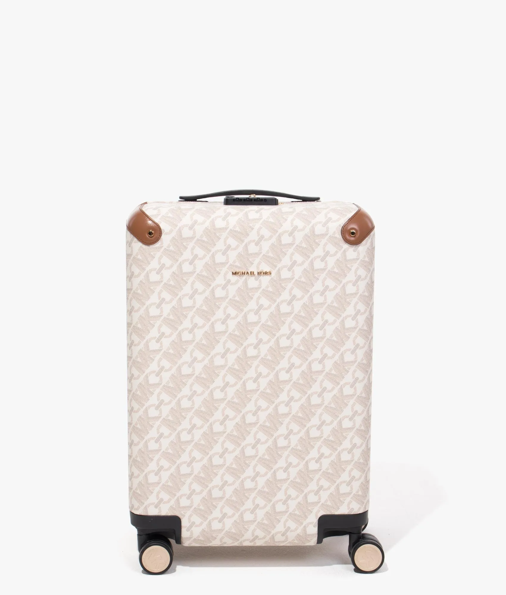 Hardcase travel bag in vanilla and luggage