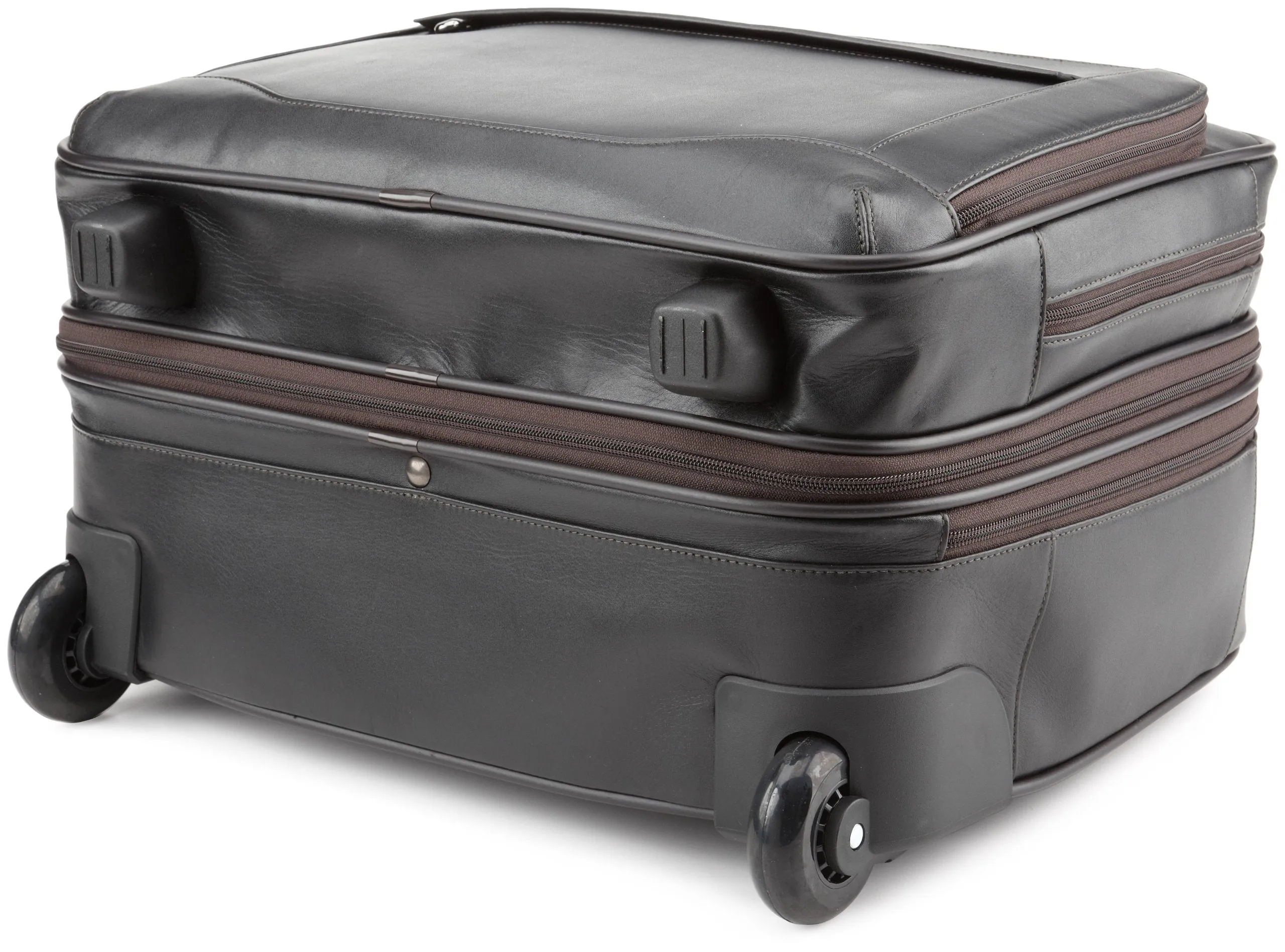 Hartmann Hartmann Luggage Aviator Lg Wheeled Expandable Brief Dark Roast