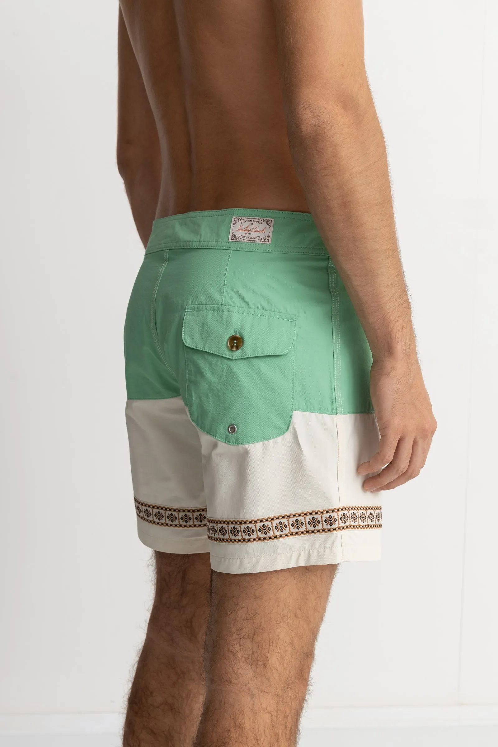 Heritage Splice Trim Trunk Sea Green