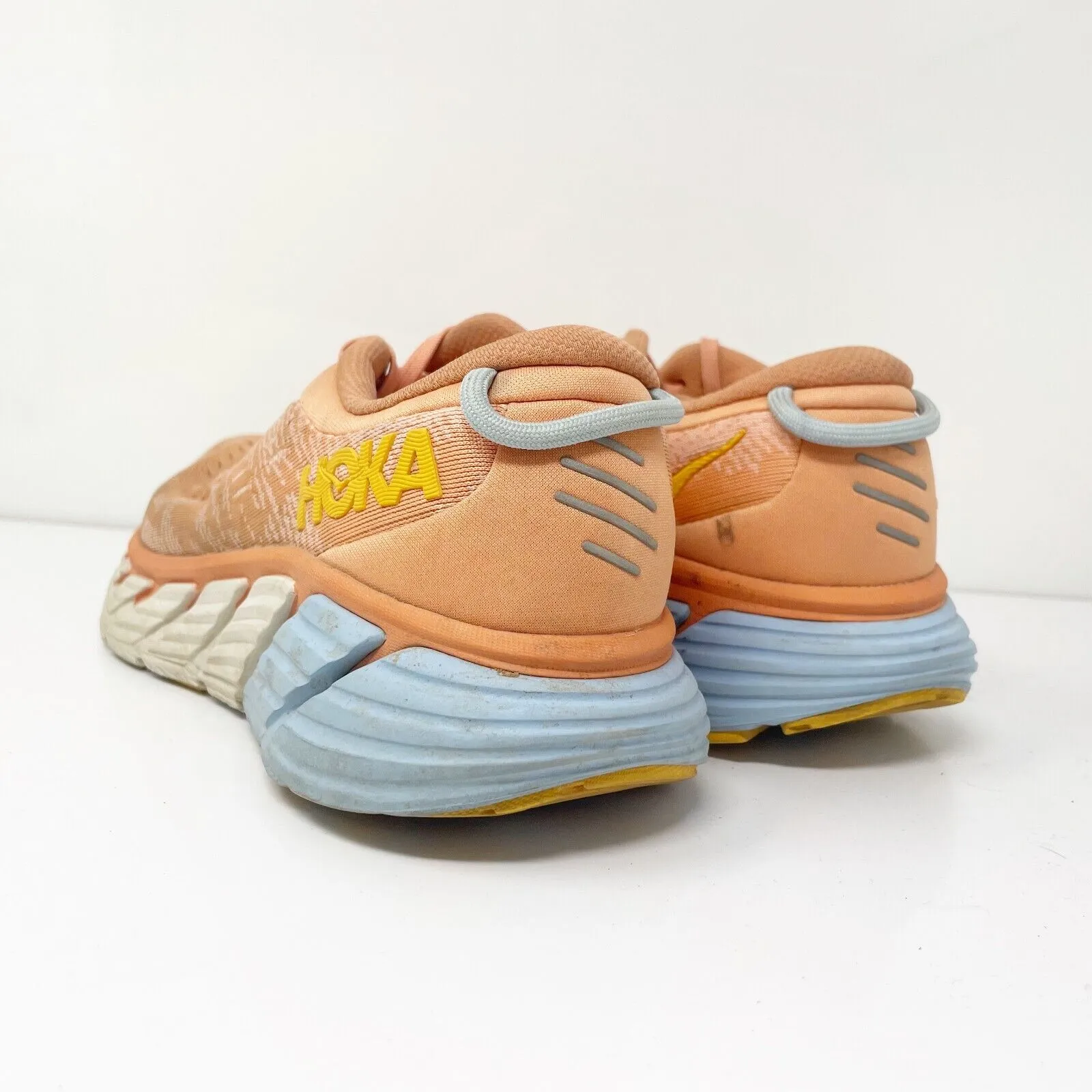 Hoka One One Womens Gaviota 4 1123199 SCPP Orange Running Shoes Sneakers 7.5 B