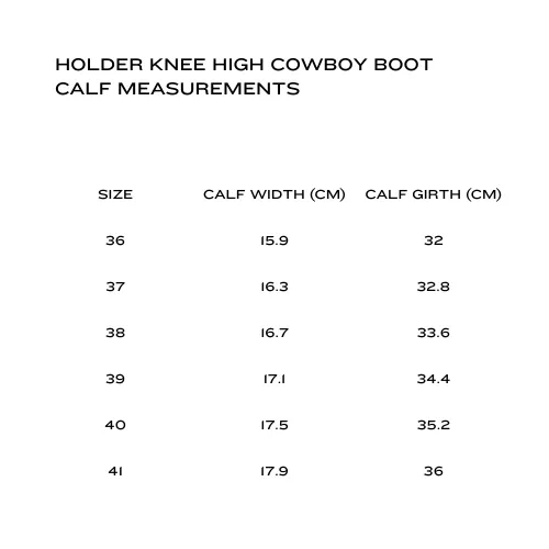 Holder Tall Cowboy Boots - Snake