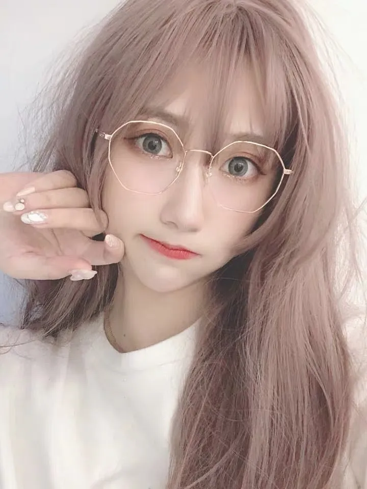 Irregular ulzzang Girly Glasses frame