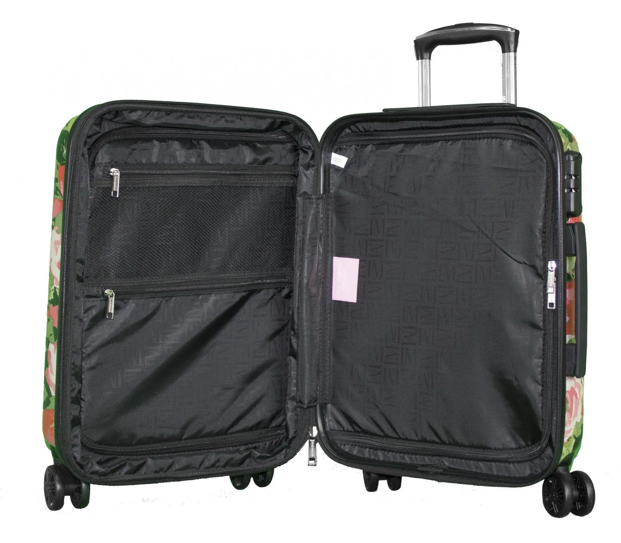 Isaac Mizrahi Inez Spinnered Spinner Hardside Travel Luggage