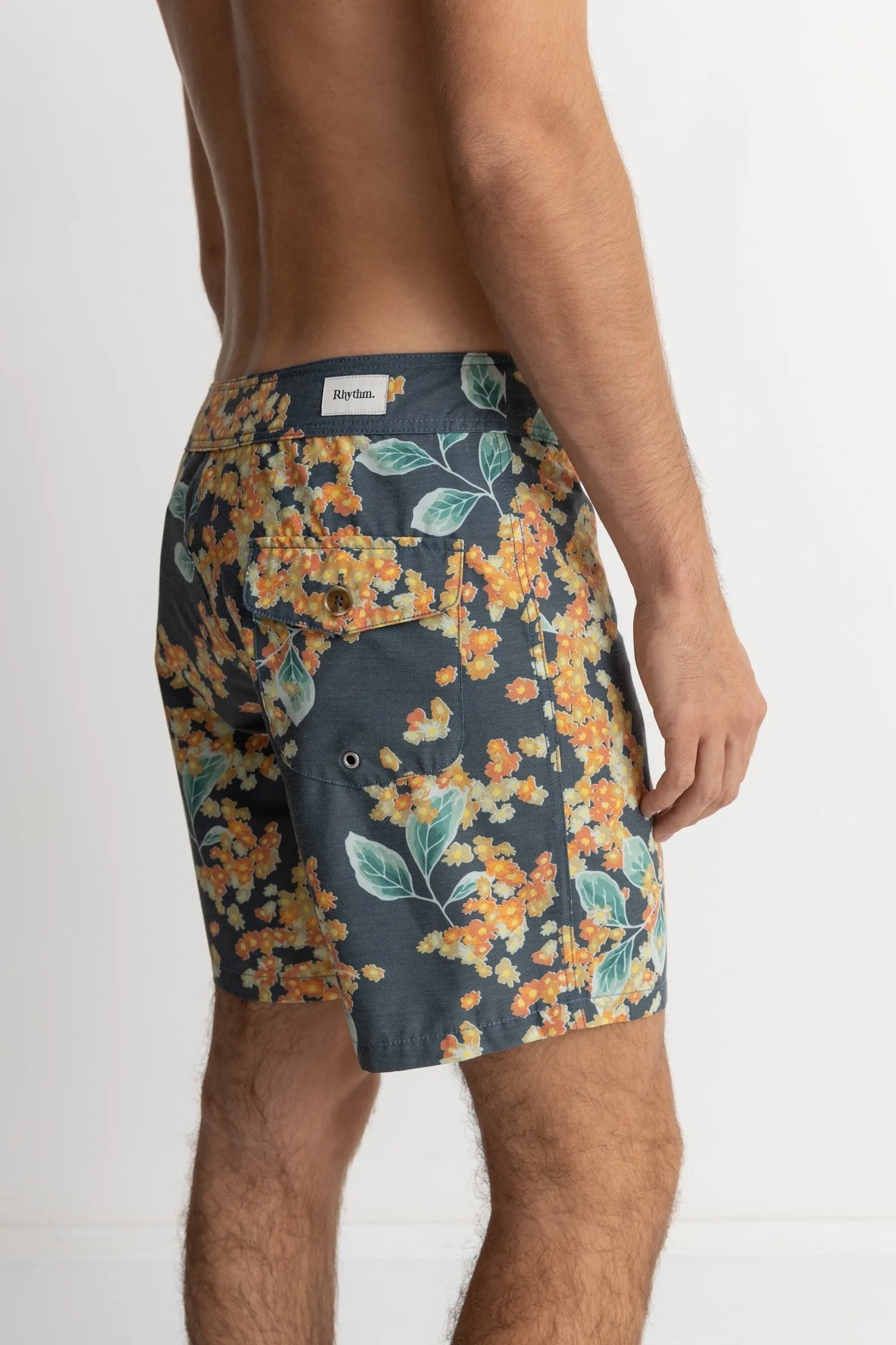 Isle Floral Trunk Dark Navy