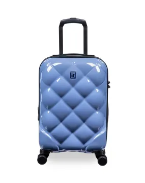 IT Luggage St Tropez Trois Elemental Blue Cabin Suitcase with TSA Lock | Simply Be