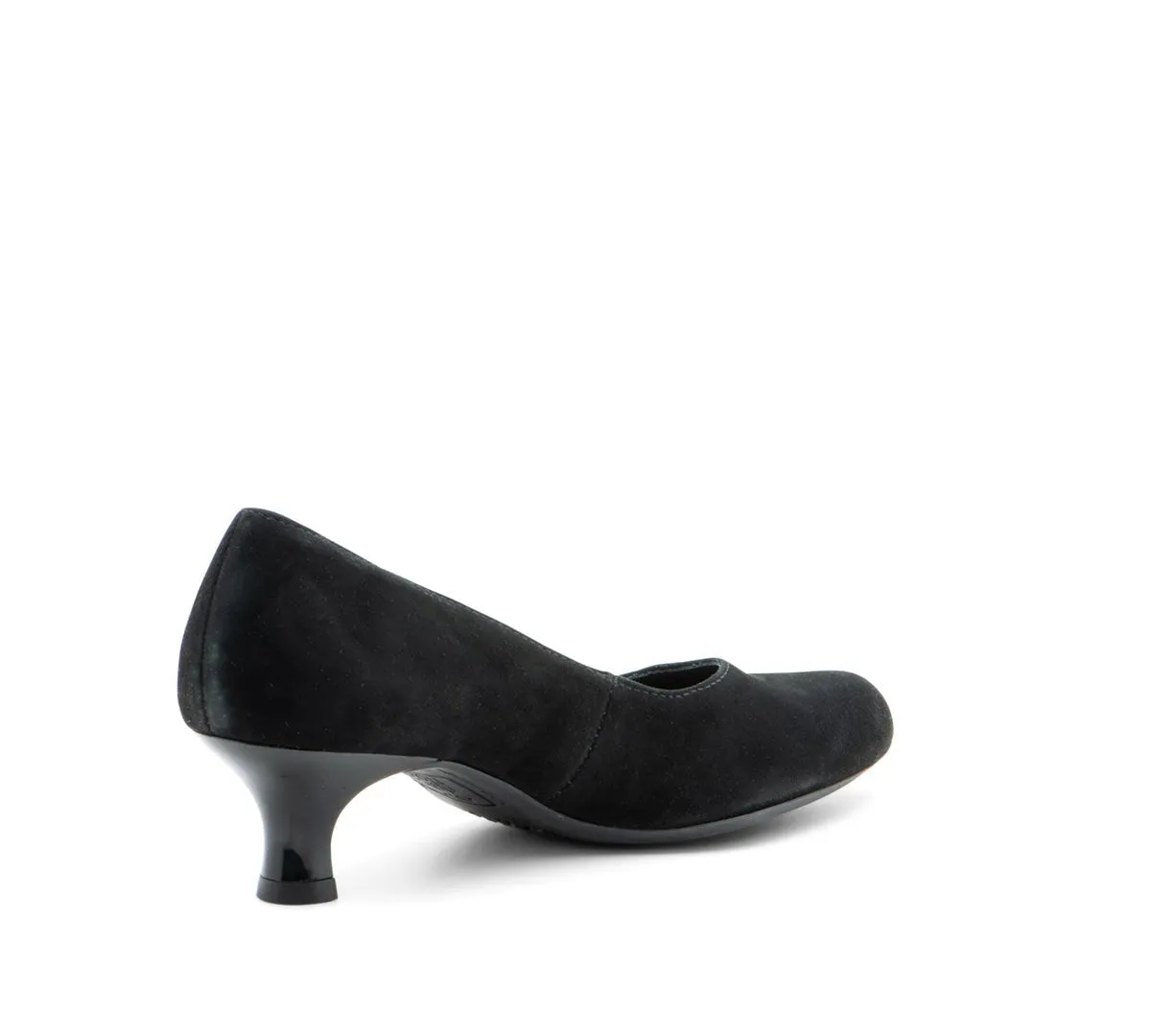 Kat Women's Kitten Heel Pump 45mm - Black 11