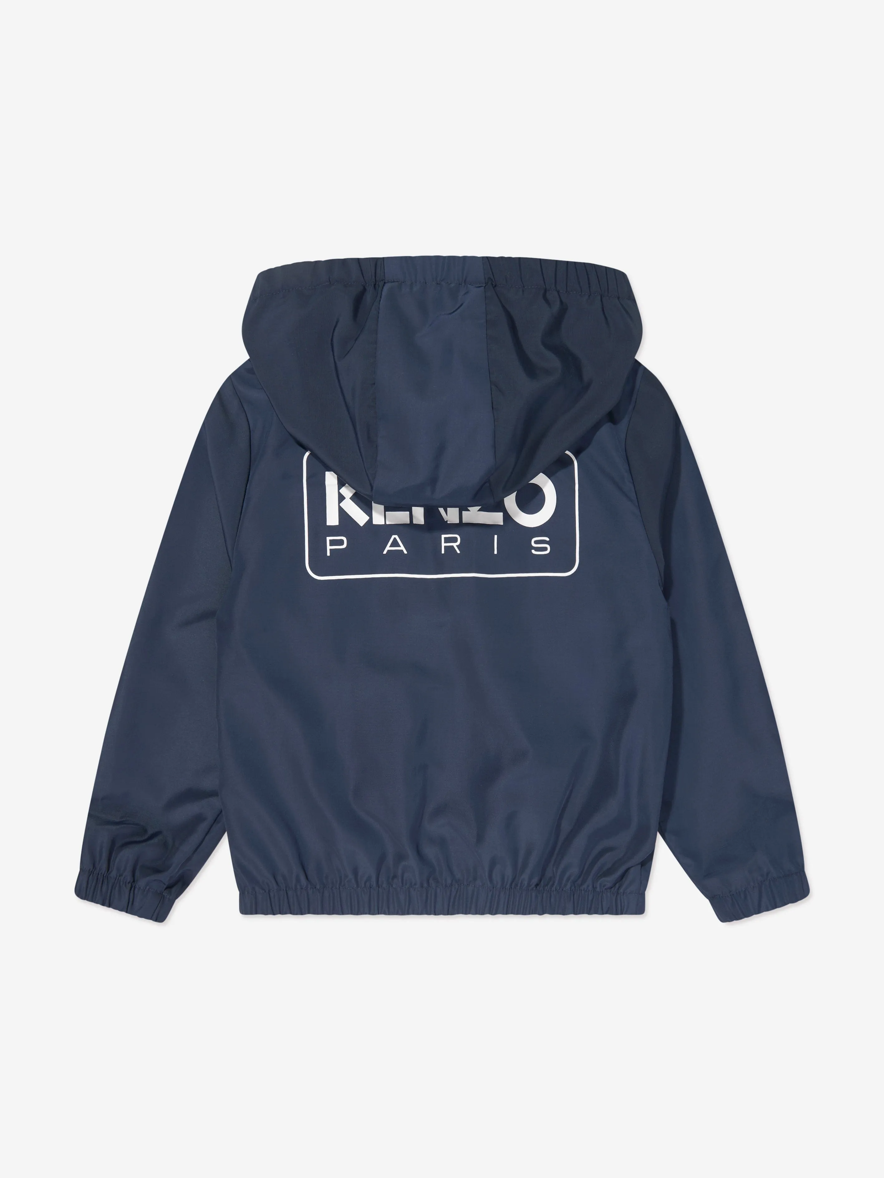 KENZO Kids Hooded Windbreaker in Navy