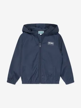 KENZO Kids Hooded Windbreaker in Navy