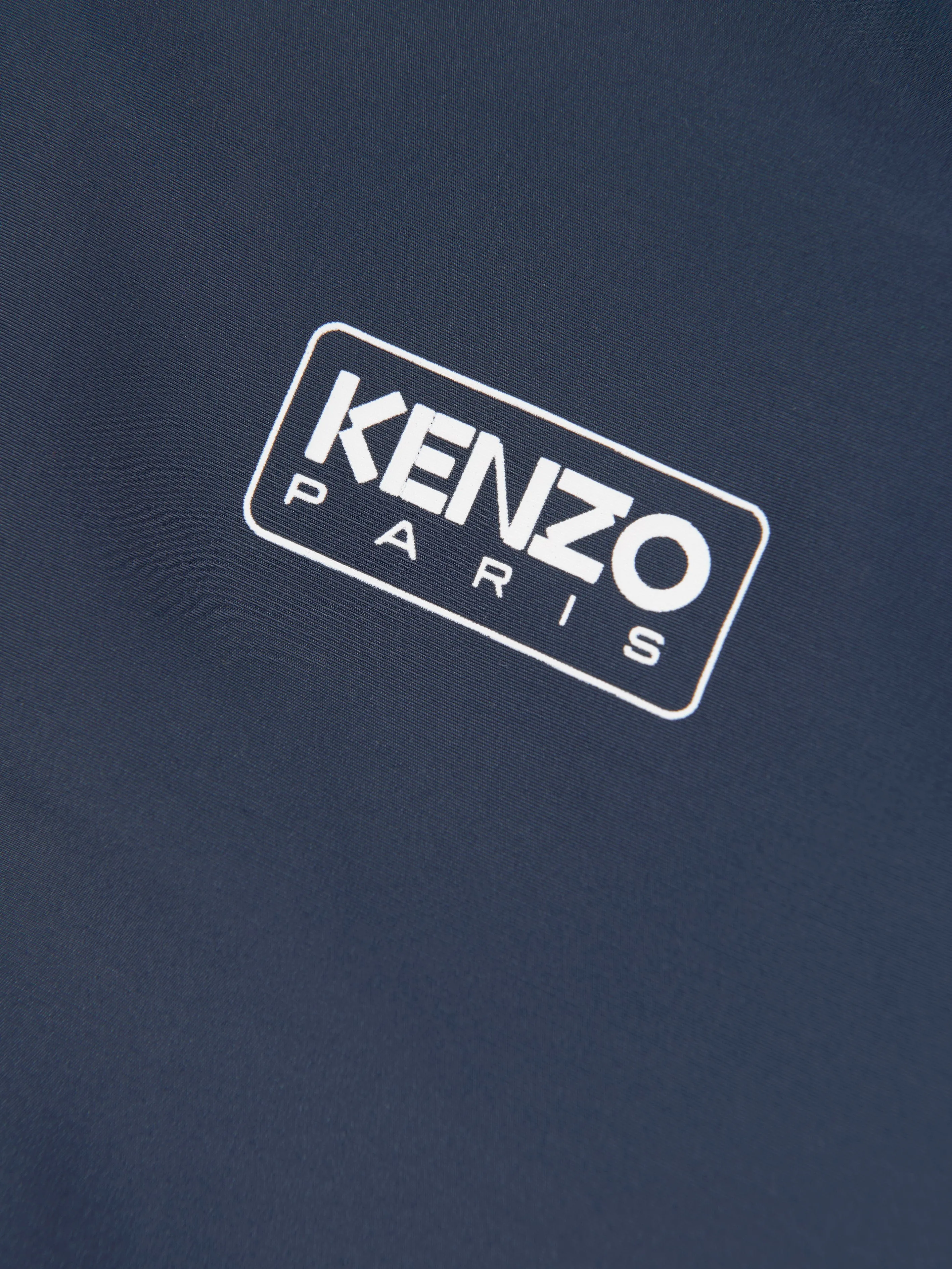 KENZO Kids Hooded Windbreaker in Navy