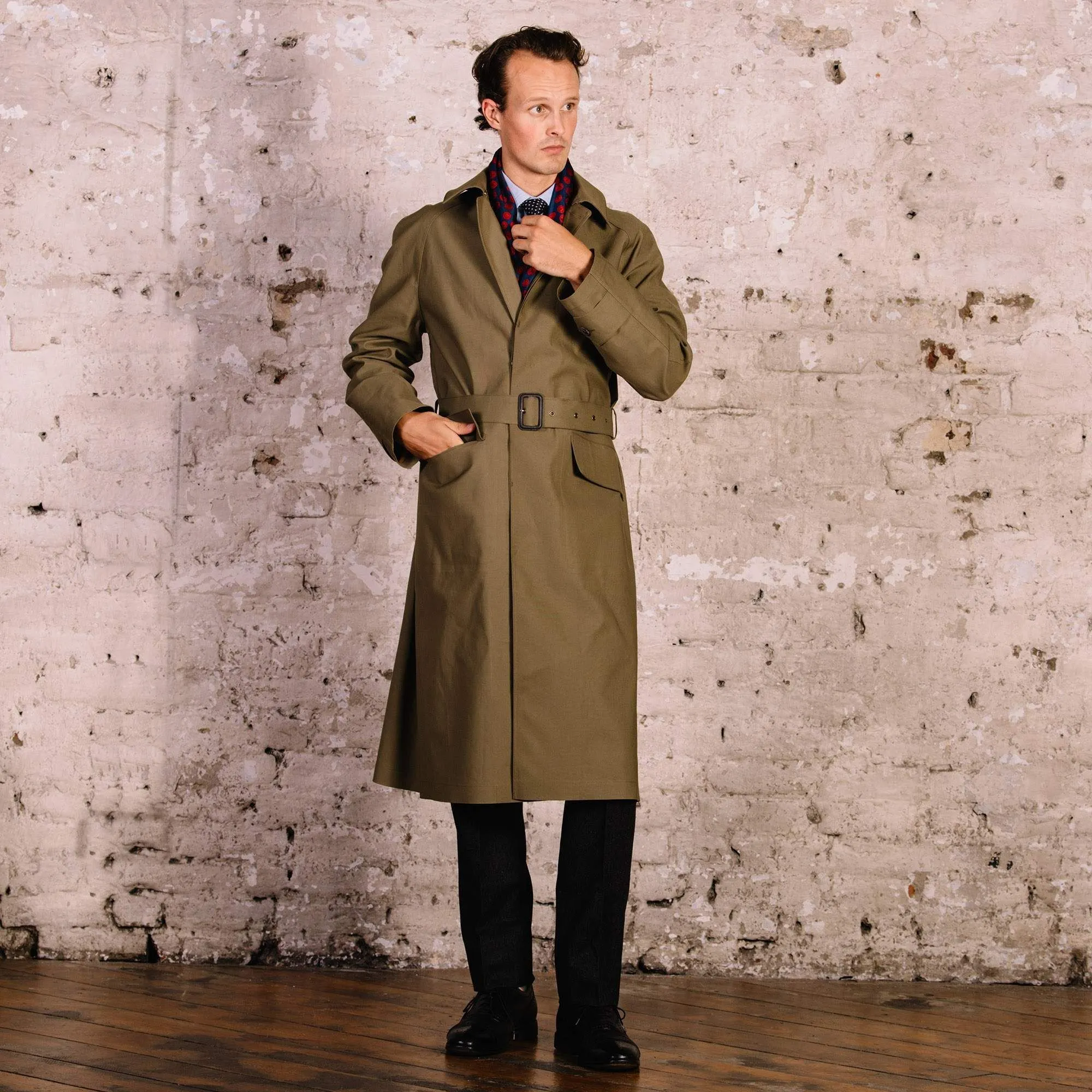 Khaki Hampton Mackintosh Raincoat