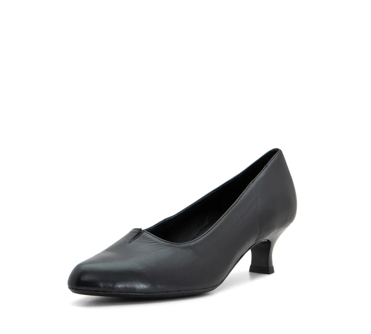 Kit Women's Kitten Heel Pump 45mm - Black 01