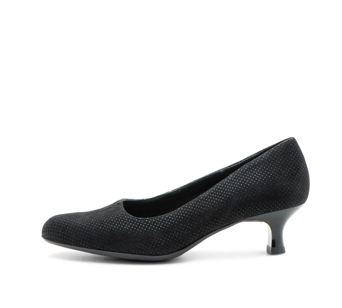 Kit Women's Kitten Heel Pump 45mm - Black 80