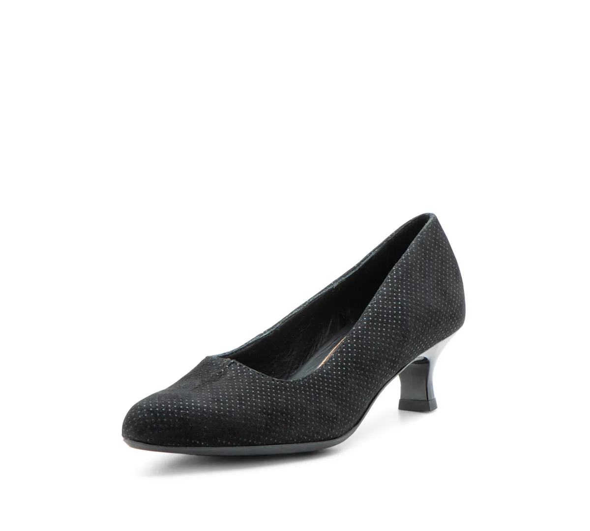 Kit Women's Kitten Heel Pump 45mm - Black 80