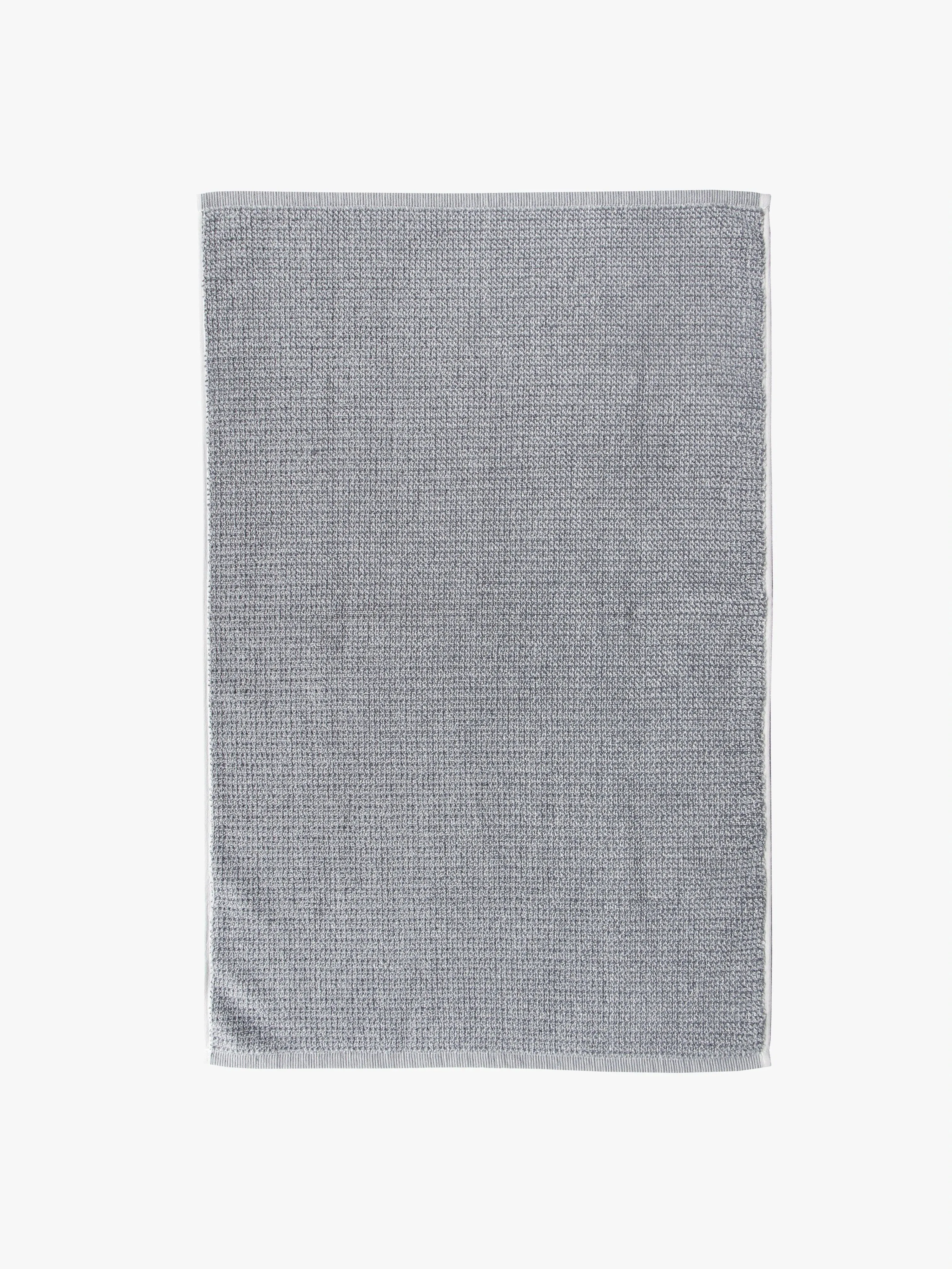 L and M Home Luxe Towels Tweed Light Grey