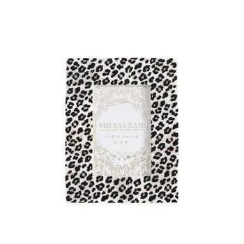 Leopard Print Frame- Ivory