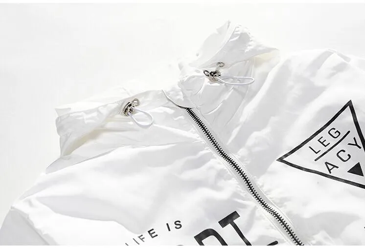 Life Is Short Windbreaker Jacket